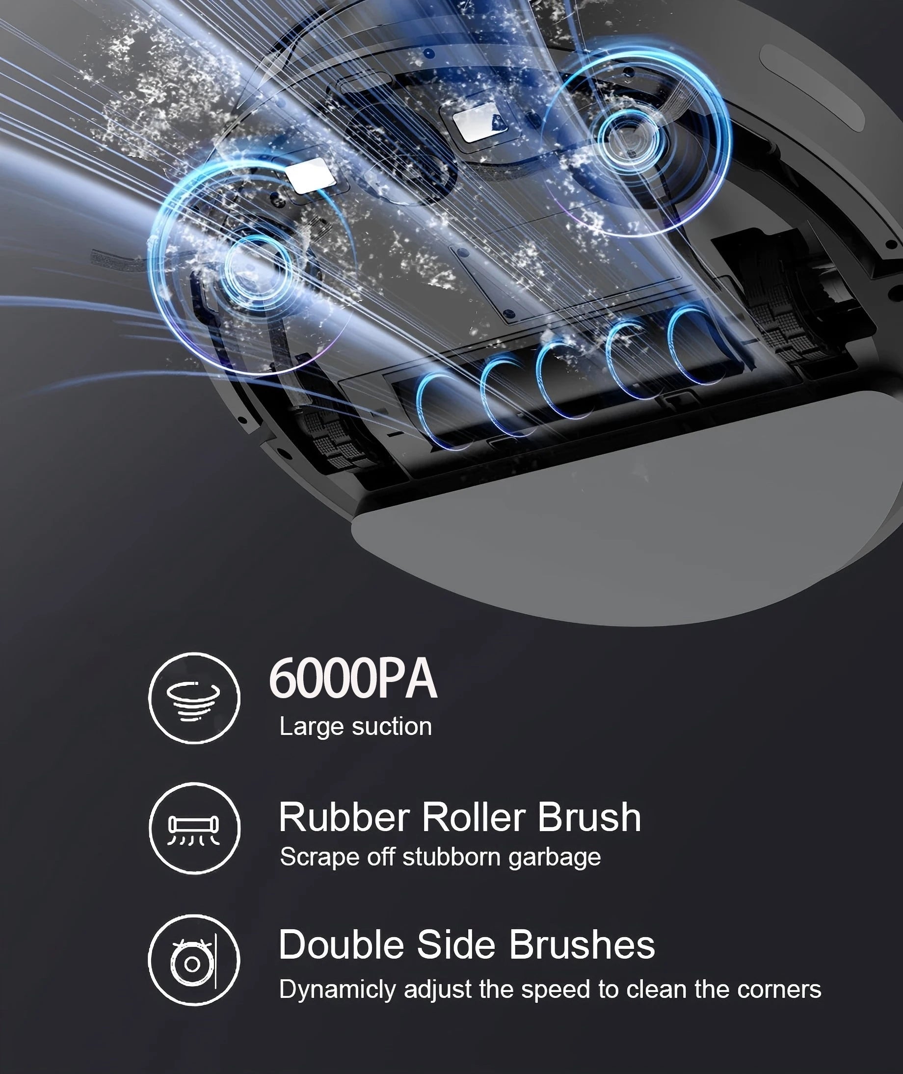 Smart Power-Clean Robot Vacuum