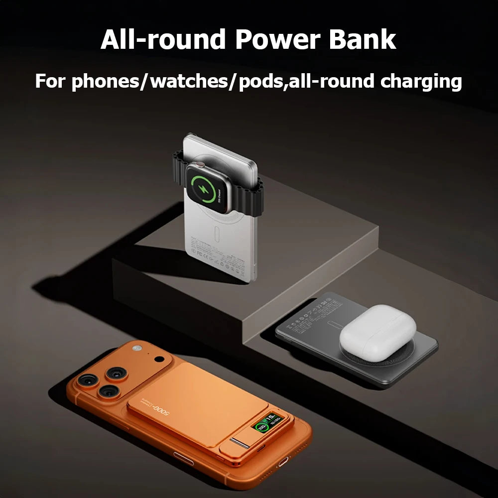 MagCharge Slim 10K – 3-in-1 Magnetic Power Bank