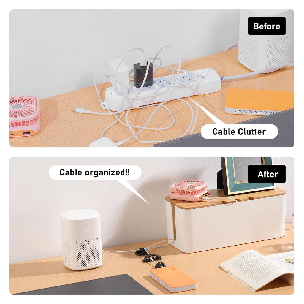 Minimalist Cord Organizer & Power Strip Cover