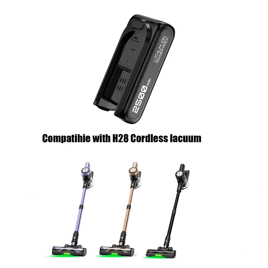 Replaceable (22.2V 2500mAh) for H28J Cordless Vacuum Cleaner