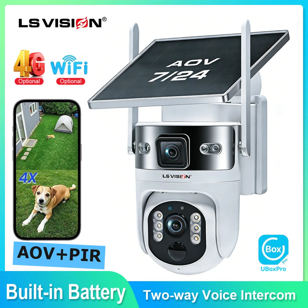 ProGuard 8MP Dual-Screen 4G/WiFi Security System