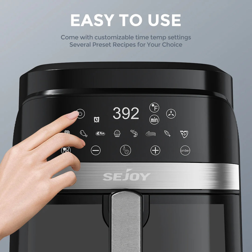 Sejoy 6QT 8-in-1 Air Fryer