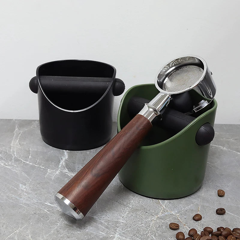 Espresso Coffee Knock Box & Grind Dump Bin