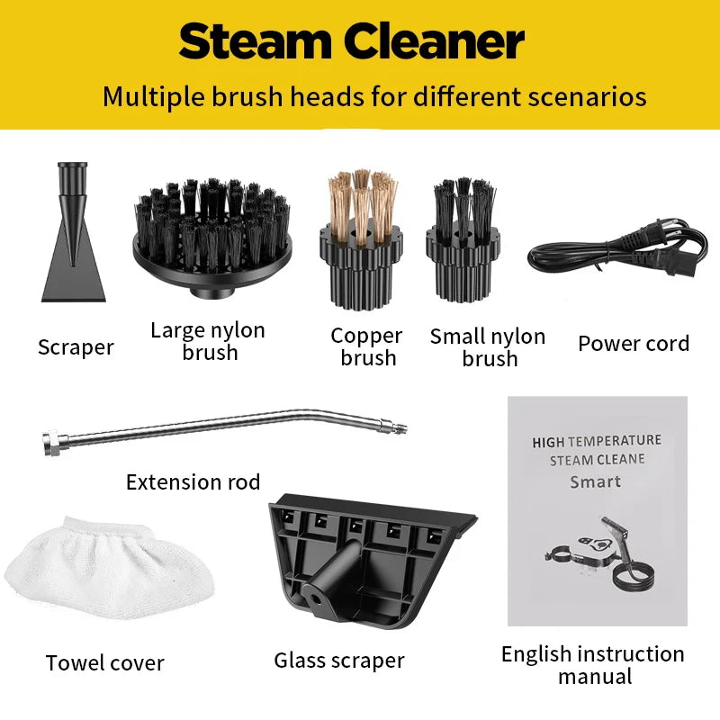 PureSteam Pro High-Pressure Handheld Cleaner