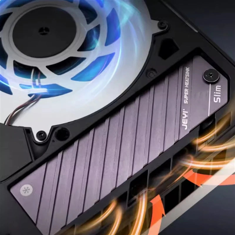 PS5 Slim M.2 NVMe SSD Heatsink – Aluminum 2280 Radiator with Thermal Pad