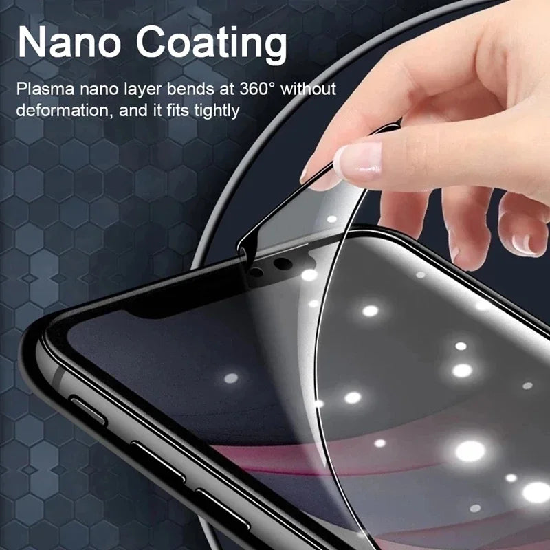 Matte Ceramic Privacy Screen Protector – Anti-Spy Full Coverage Tempered Film