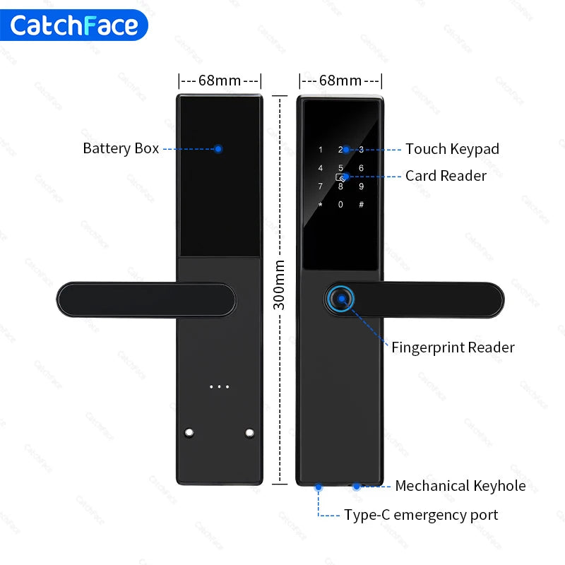 AccessElite Smart Biometric Door Lock