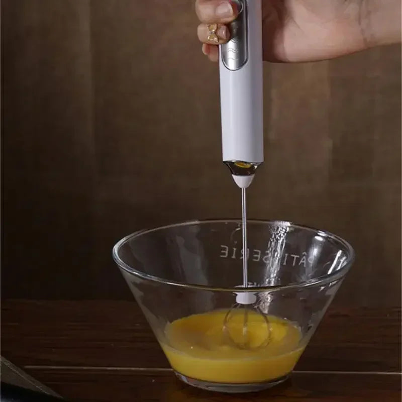 Rechargeable Handheld Electric Milk Frother