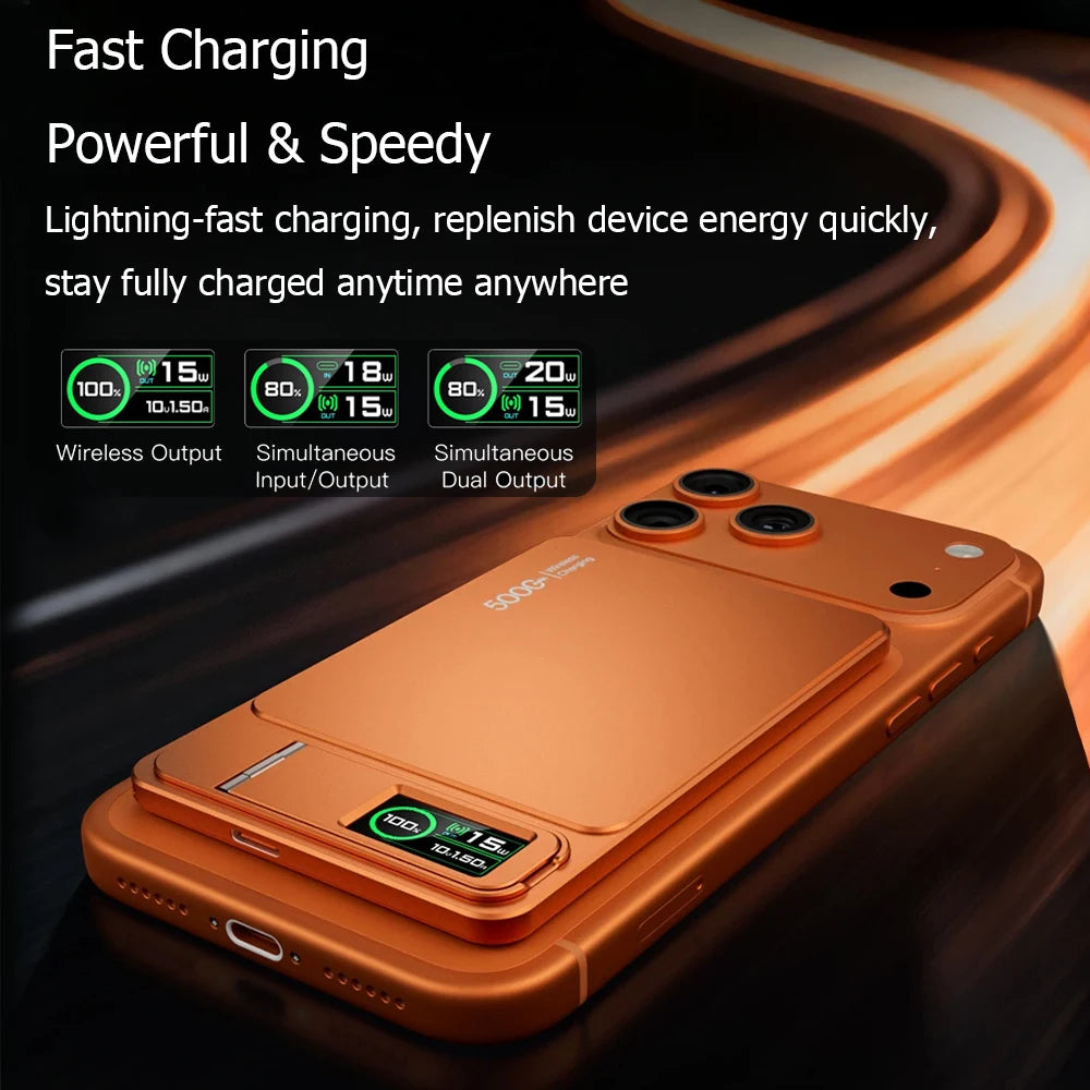 MagCharge Slim 10K – 3-in-1 Magnetic Power Bank