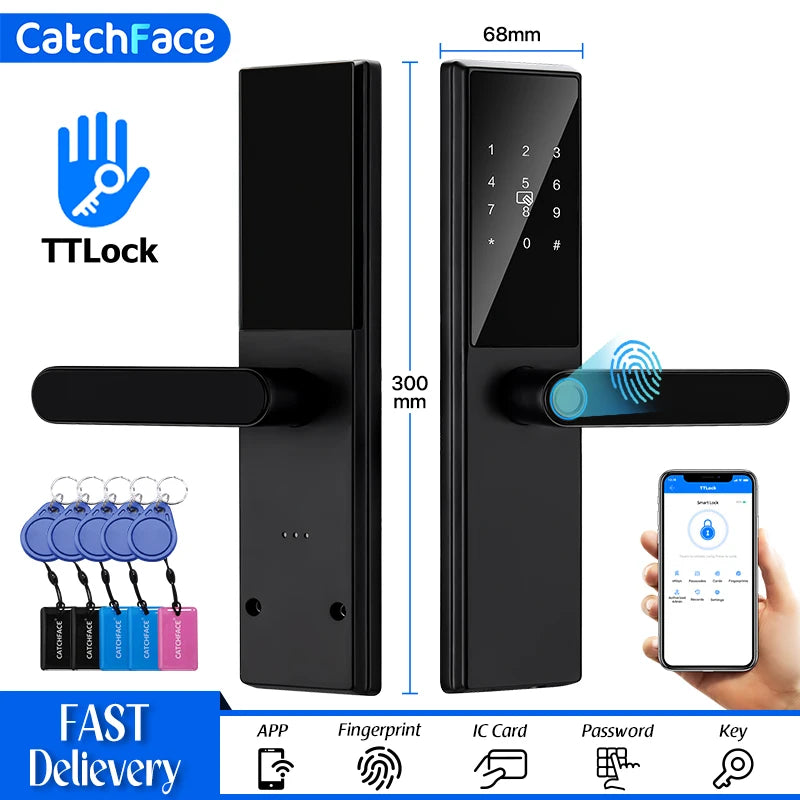 AccessElite Smart Biometric Door Lock