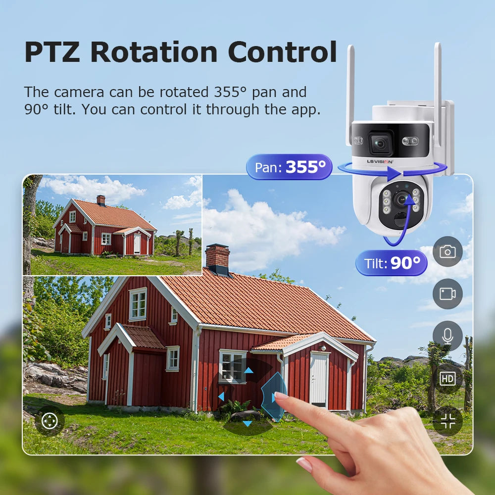 ProGuard 8MP Dual-Screen 4G/WiFi Security System